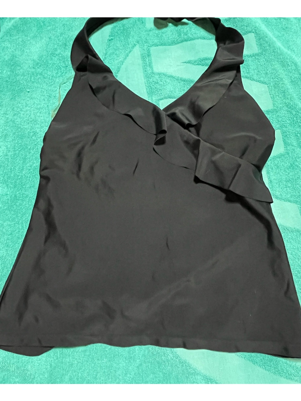 Women’s Black Satin Accent Tank Top
15-01
